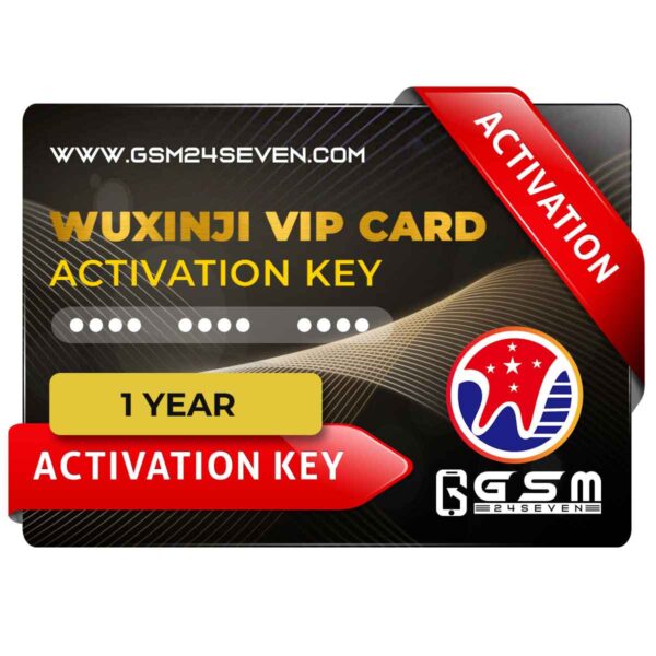 WUXINJI 1 Year VIP Card Activation Key