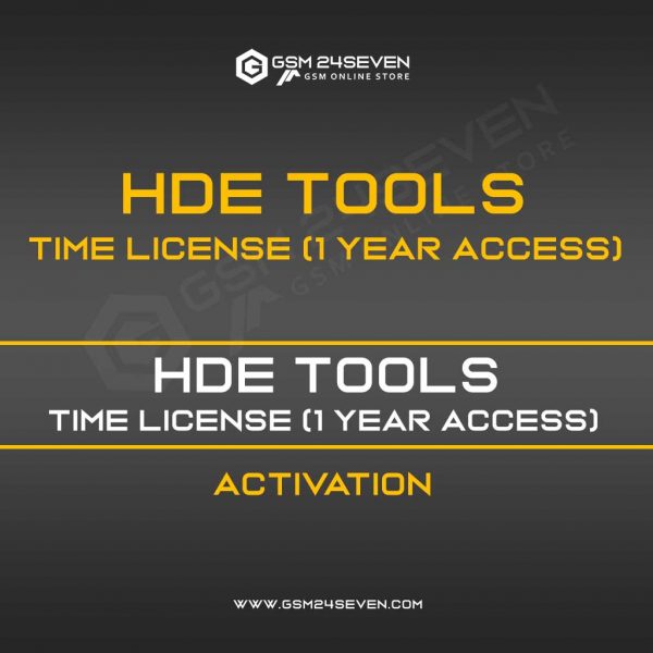 HDE TOOLS TIME LICENSE (1 YEAR ACCESS)