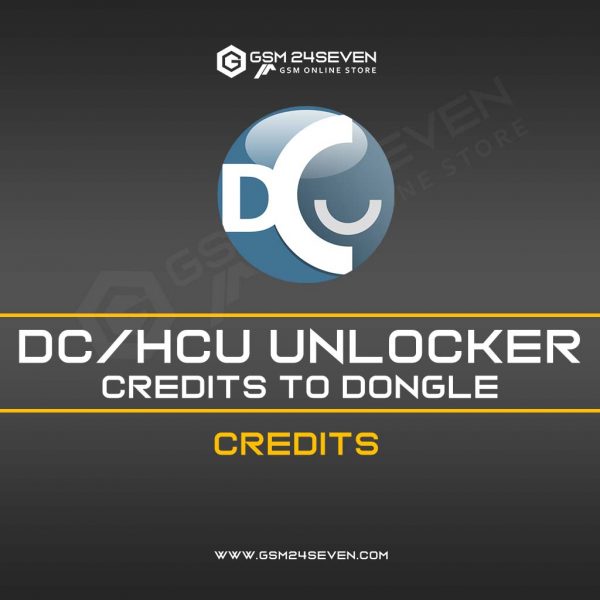 DC / HCU UNLOCKER CREDITS TO DONGLE
