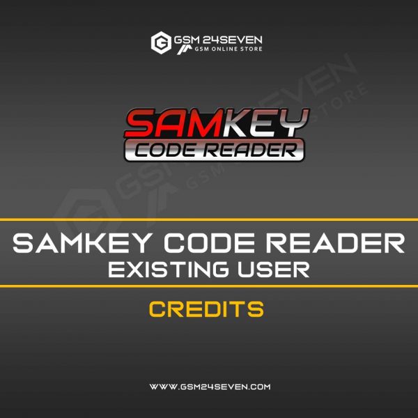 SAMKEY CODE READER EXISTING USER
