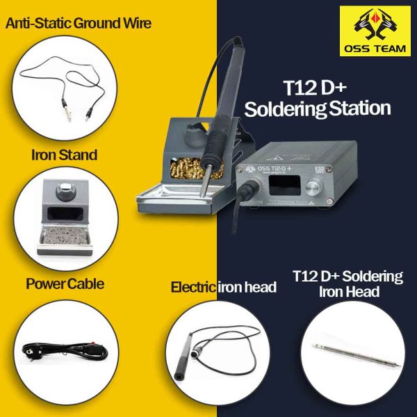 OSS Team T12-D+ Digital Soldering Station