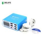 Relife RL-304P Smart 6-port USB Charger Digital Display Lightning For Charging All Mobile Phones & Tablet Support PD3.0+QC3.0