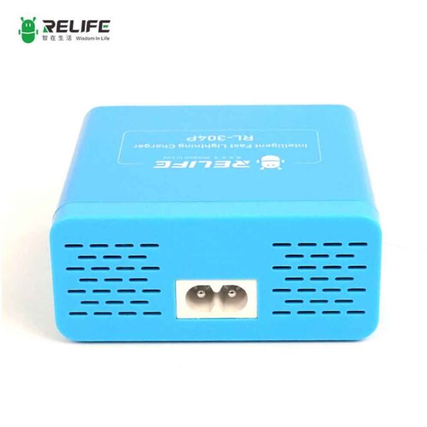 Relife RL-304P Smart 6-port USB Charger Digital Display Lightning For Charging All Mobile Phones & Tablet Support PD3.0+QC3.0