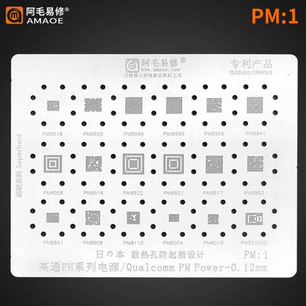AMAOE Stencil Power IC PM1