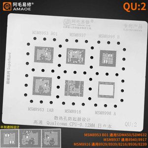 AMAOE Stencil Qualcomm CPU QU2 0.12mm