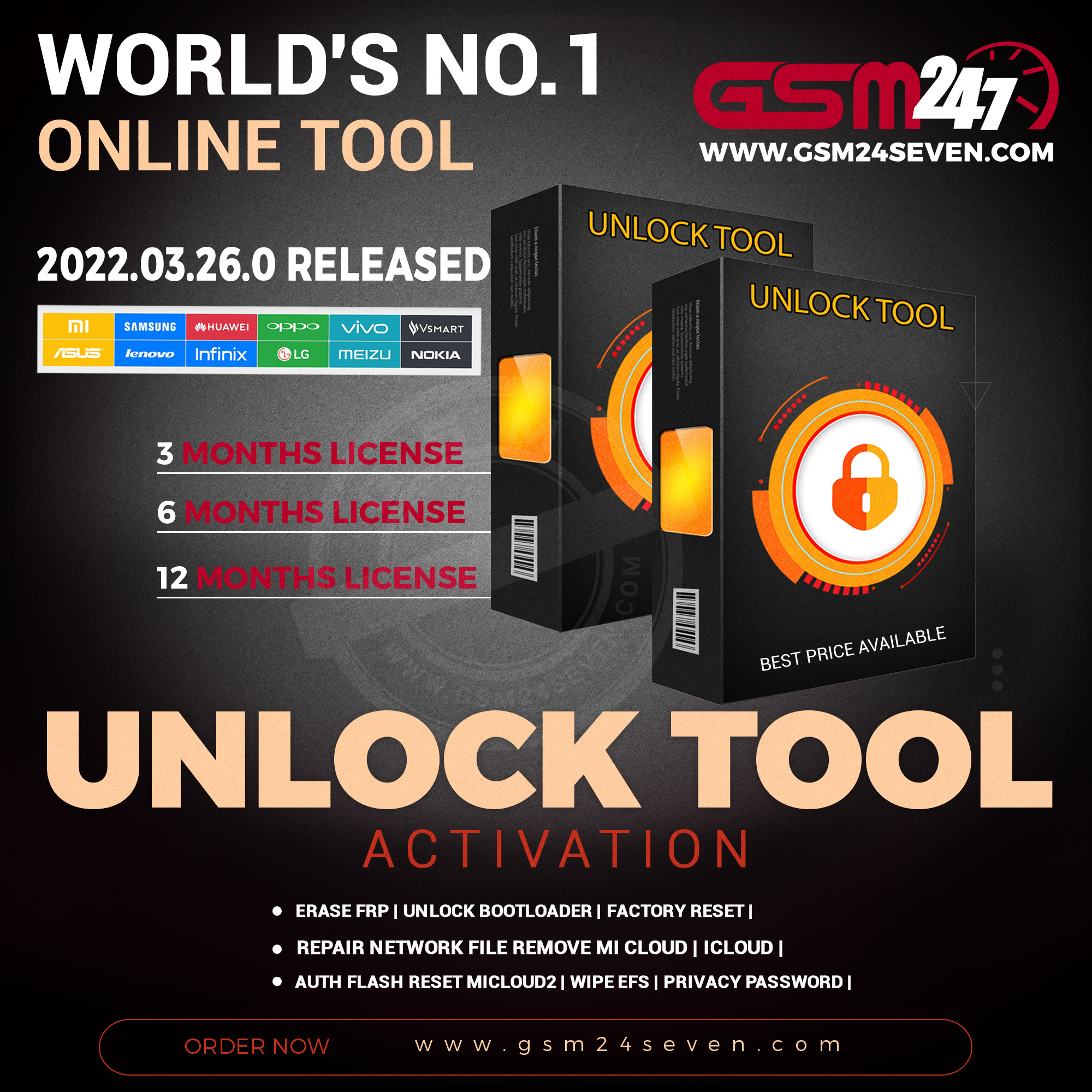 UnlockTool Update Version : 2022.03.26.0 Released