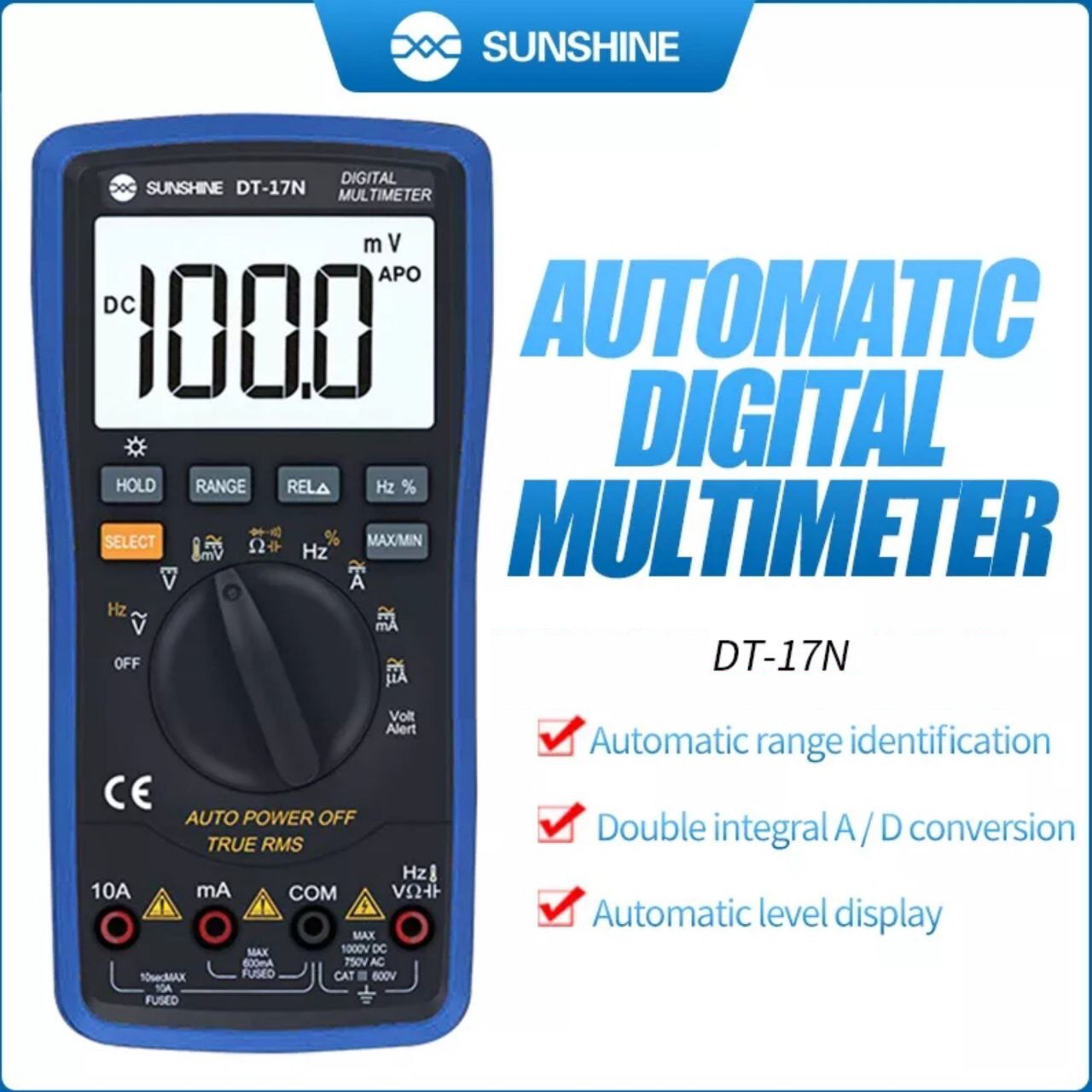SUNSHINE DT-17N Fully Automatic Digital Multimeter