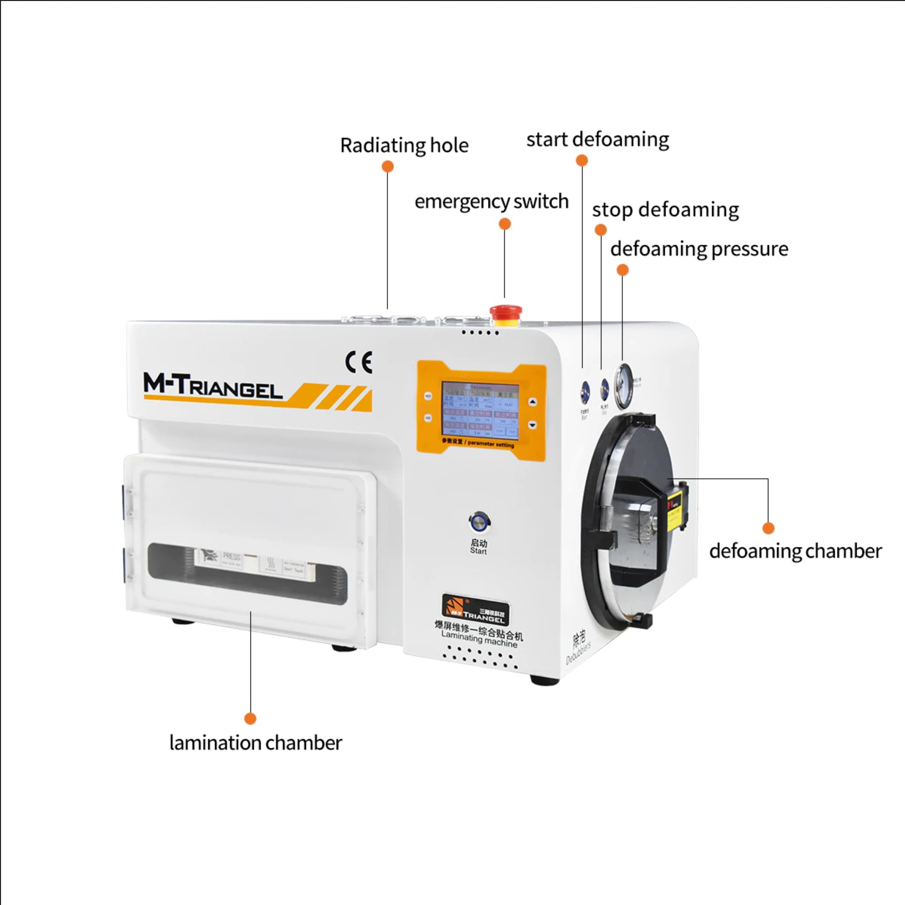 MT-102 LCD OCA Lamination and Bubble Remover