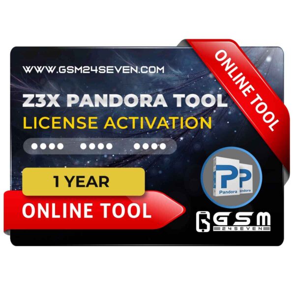 Z3X Pandora Online Tool License (1 Year)