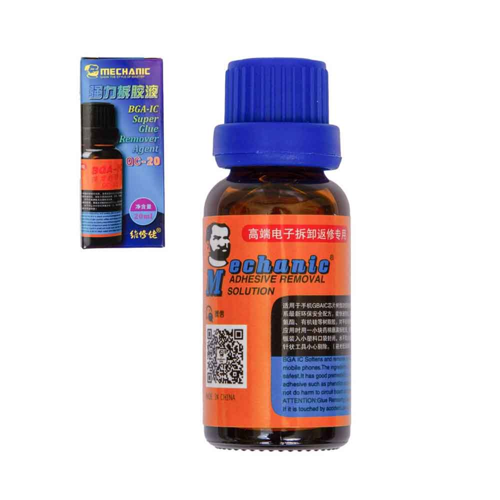 Mechanic BGA Ic QC-20 Super Glue Remover, Bottle, Packaging Size: 50 ml at  Rs 350/piece in Kolkata