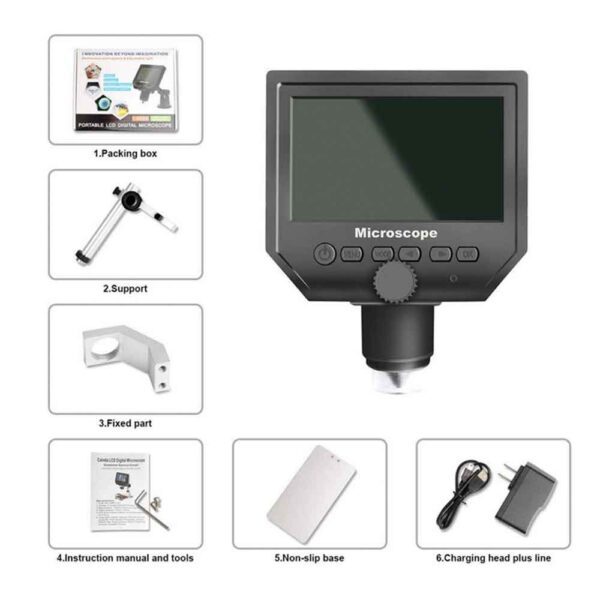 G600 Digital Microscope with Metal Stand