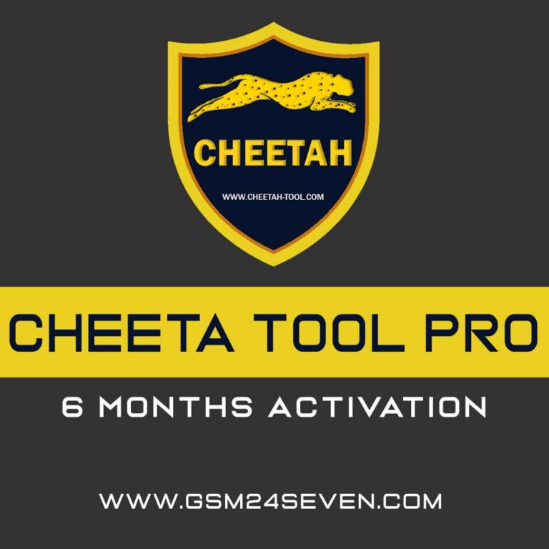 Cheetah Tool Pro Activation (6 Months) - GSM 24SEVEN
