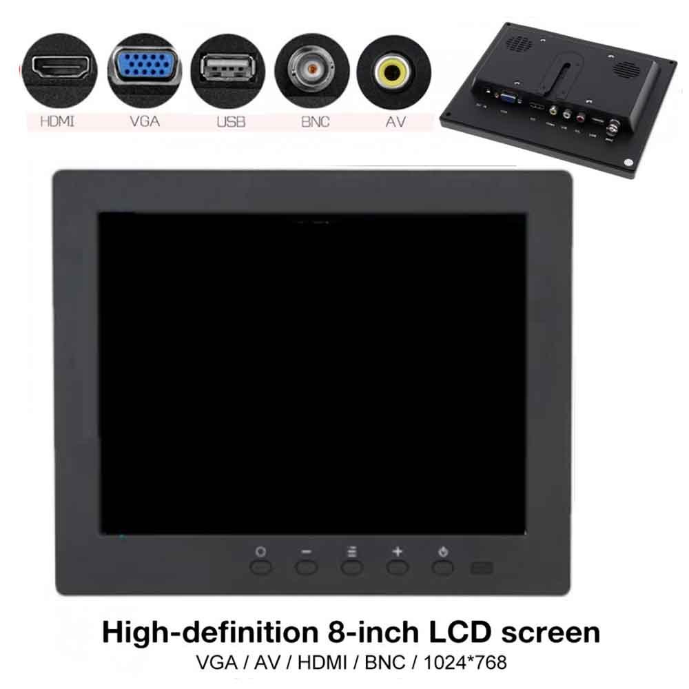 RF4 TFT Color LCD Monitor 8Inch