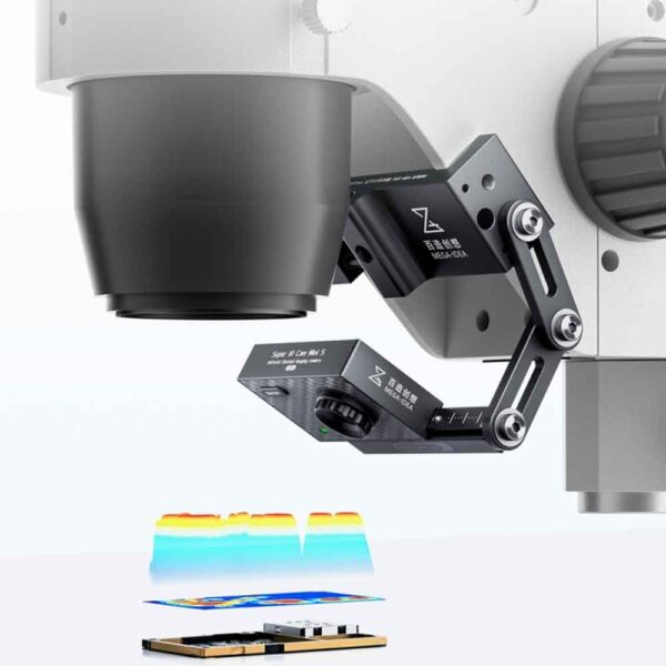 Mega-Idea Super IR Cam Mini S Microscope Infrared Thermal Imaging Camera for Motherboard Detected