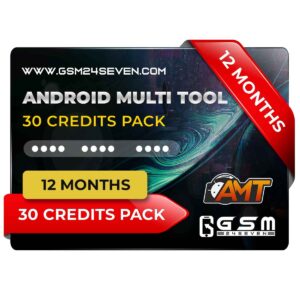 Android Multi Tool (AMT) 12 Months - 30 Credits Pack
