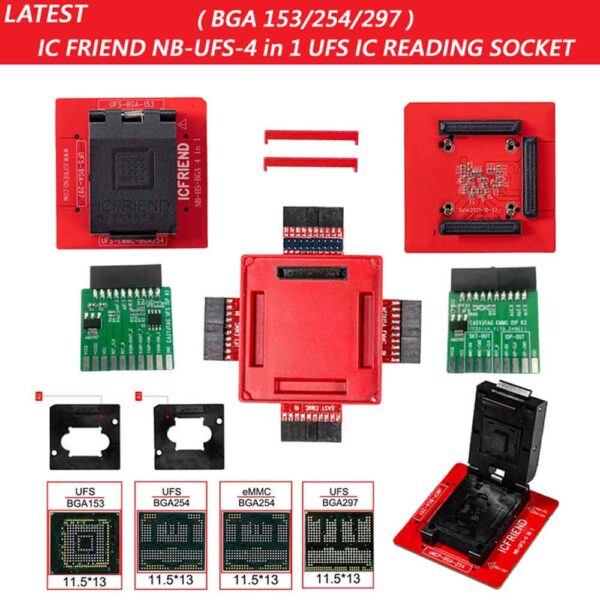 IC Friend Easy Jtag Plus NB-UFS-4in1 UFS Socket