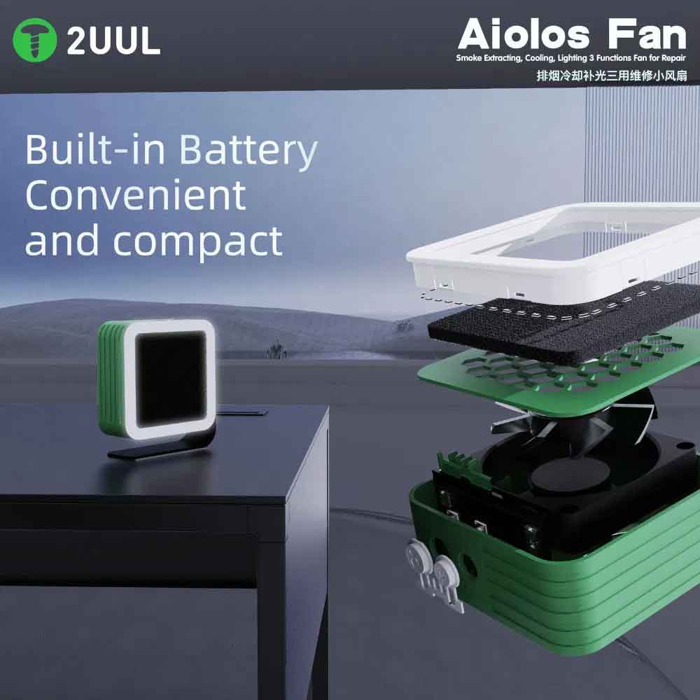 2UUL AIOLOS All-In-One Smoke Extraction and Cooling Fan
