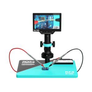RF4 RF-50M Monocular Microscope With Inbuilt Multimeter Function (7 Inch Monitor) - With 0.5X Height Lens
