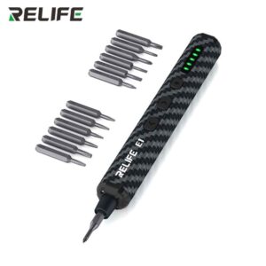 Relife E1 Carbon Fiber Electric Screwdriver Set