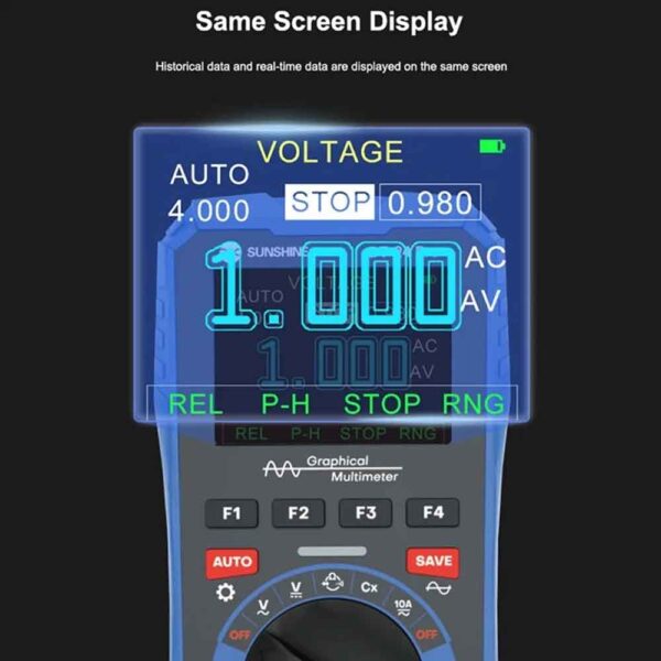 SUNSHINE DT-24 Pro 2.4-inch Screen Oscilloscope Multimeter