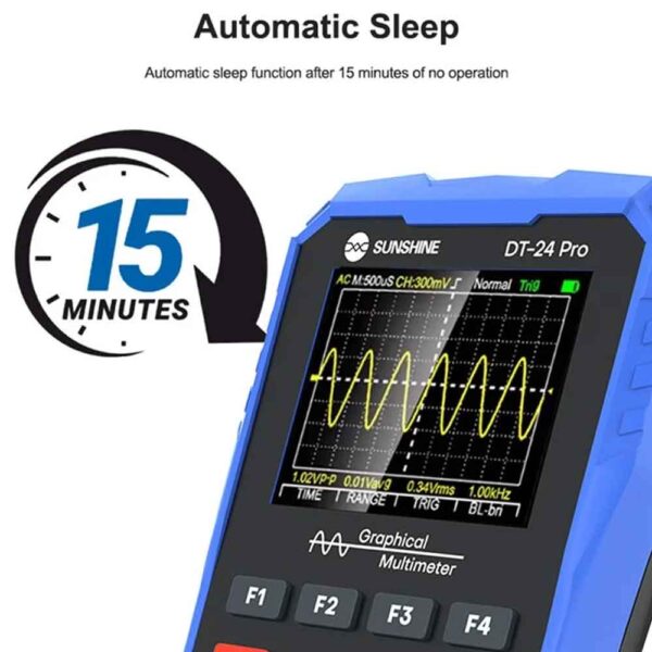 SUNSHINE DT-24 Pro 2.4-inch Screen Oscilloscope Multimeter
