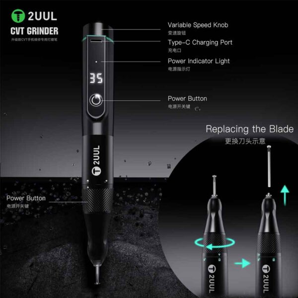 2UUL DA84 CVT Grinder Pro Version for Phone Repair