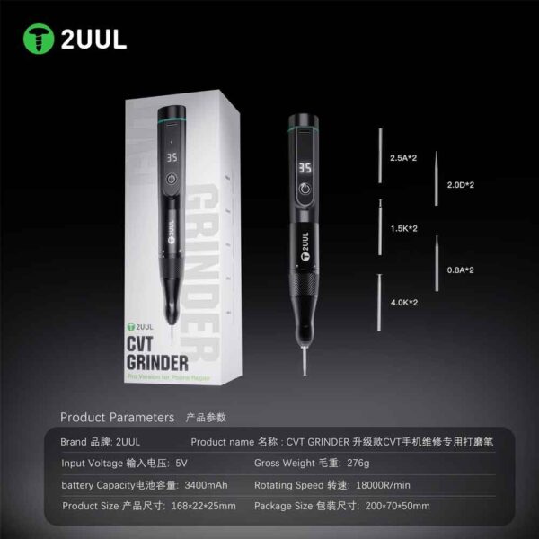 2UUL DA84 CVT Grinder Pro Version for Phone Repair