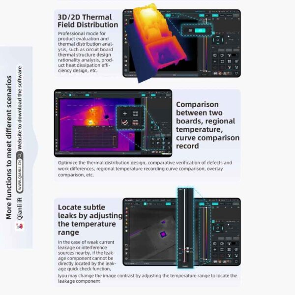QianLi L256 iStele Dual-Spectral 3D Infrared Thermal Camera