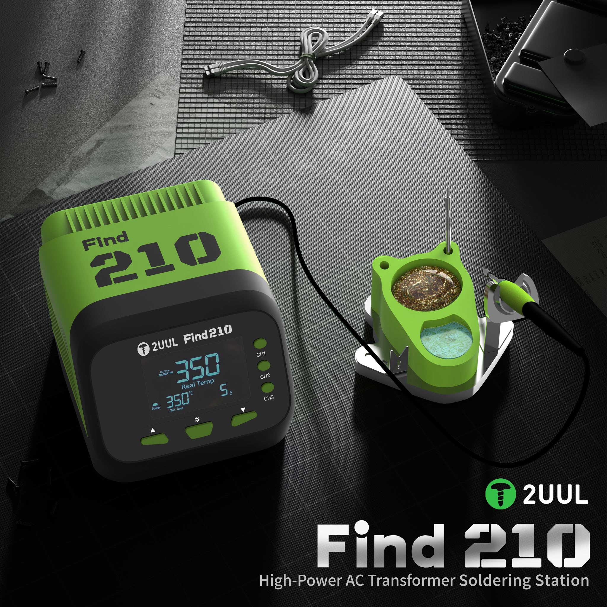 2uul FD01 Find210 60W High-Power AC Transformer Soldering Station