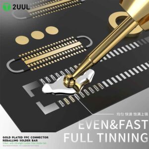 2uul SC98 Gold Plated FPC Connector Reballing Solder Bar