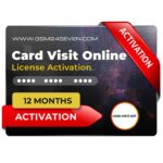 Card-Visit.Net License 12 Months Active/Renew