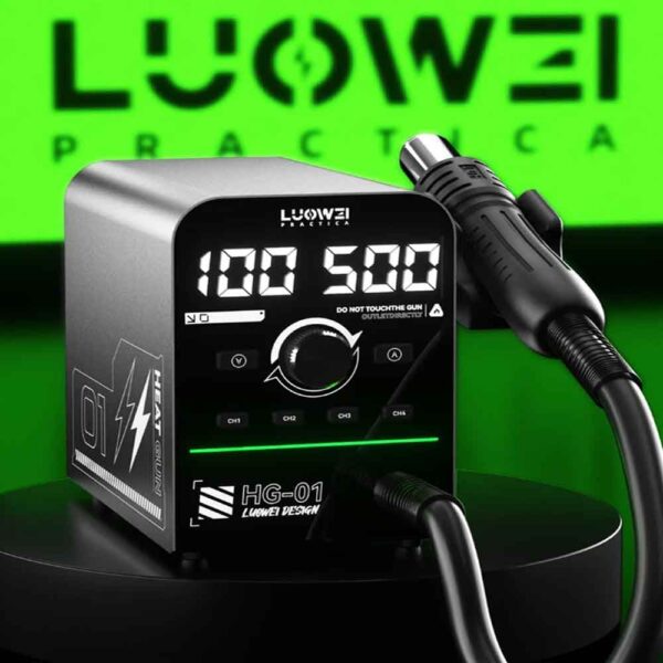Luowei HG-01 800W Intelligent Digital Hot Air Gun BGA Desoldering Rework Station