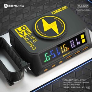 Mijing WLX-M9A Desktop Digital Display Magnetic Charging