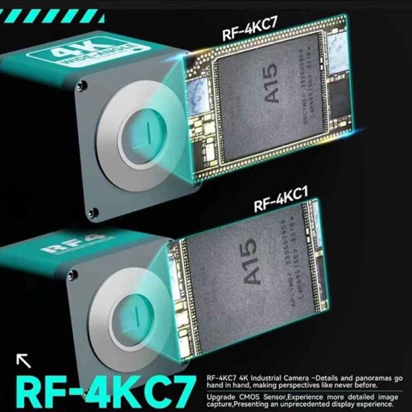 RF4 RF-4KC7 Large-Field 4K HD High-Resolution Adjustable Camera for Trinocular Stereo Microscope