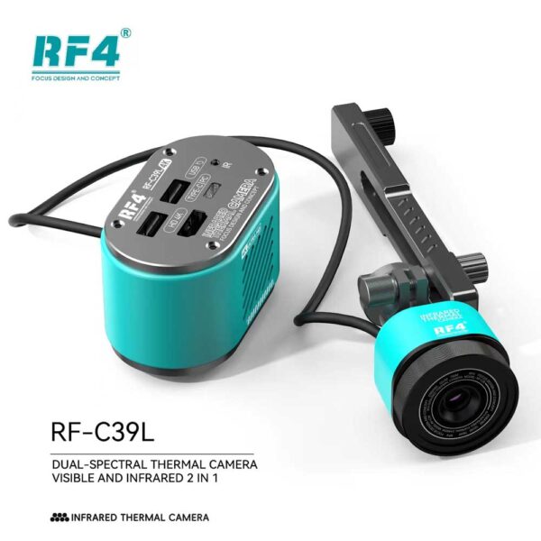 RF4 RF-C39L 2-in-1 4K Visible and Infrared Dual-Spectral Thermal Camera with Fixed Trestle