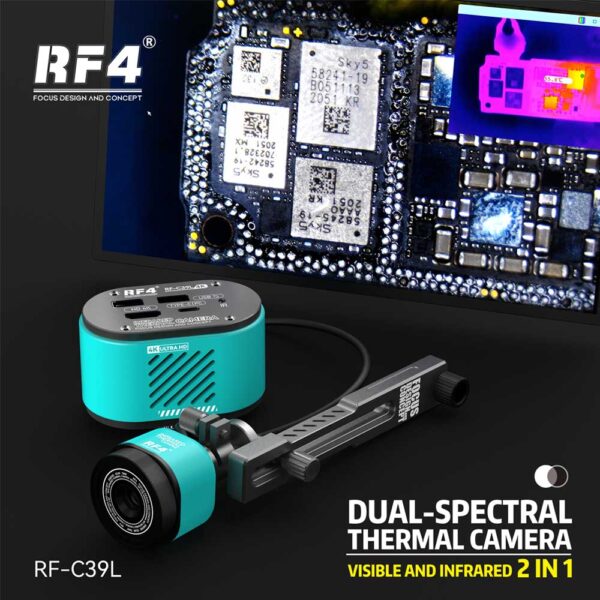RF4 RF-C39L 2-in-1 4K Visible and Infrared Dual-Spectral Thermal Camera with Fixed Trestle