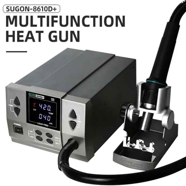 Sugon 8610D+ 1000W High Power Heat Gun Digital Display Desoldering Rework Station