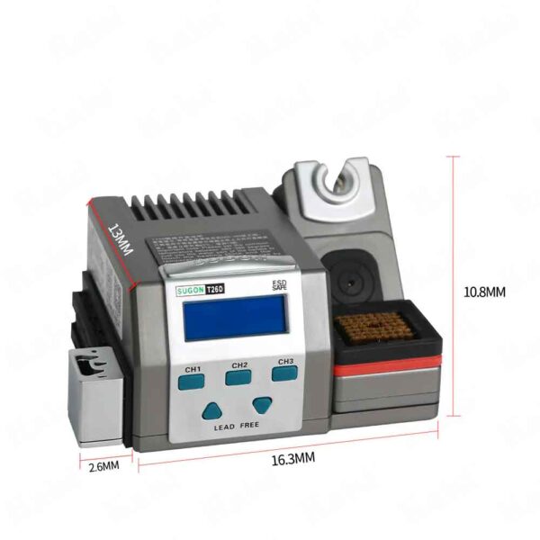 Sugon T26D 80W Lead-free Welding Rework Station with 3Pcs C210 Soldering Iron Tips
