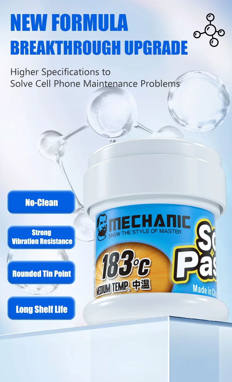 Mechanic IPX3 XG-50 35G 183° PPD Paste New Packing