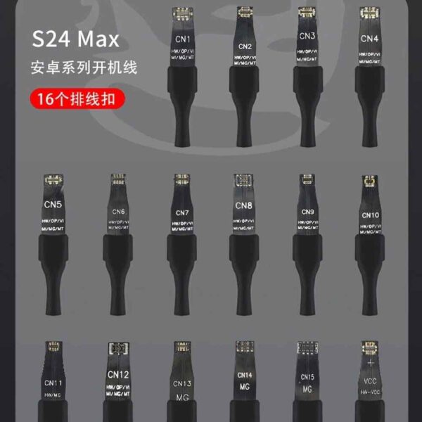 Mechanic S24 Max Power Boot Cable for DC Power Supply Test Cable for iPhone & Android Phone