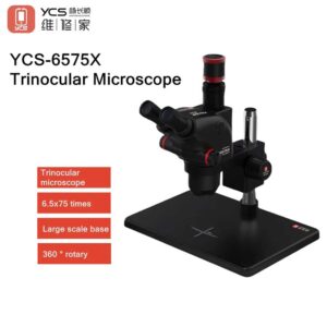YCS-6575X Ultra HD Trinocular Microscope With Large Base