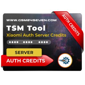 TSM Tool Xiaomi Auth Server Credits