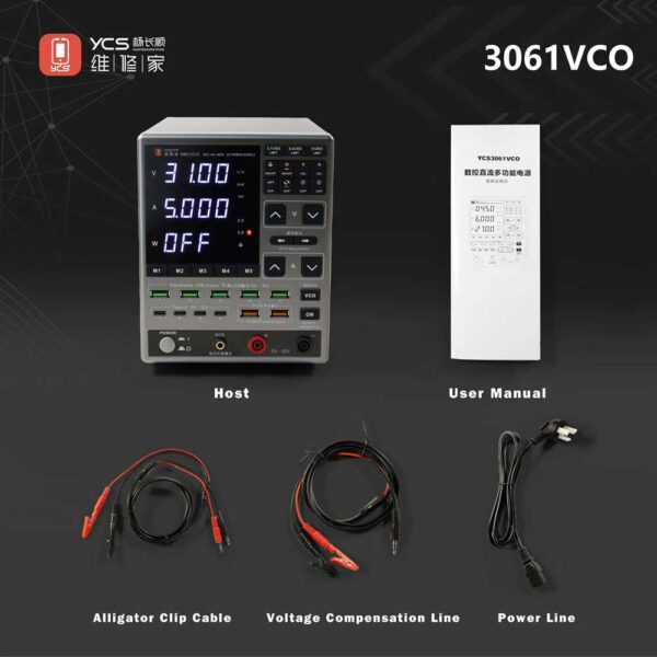 YCS 3061VCO 30V / 6A Adjustable Digital Display DC Power Supply with OCP Protection
