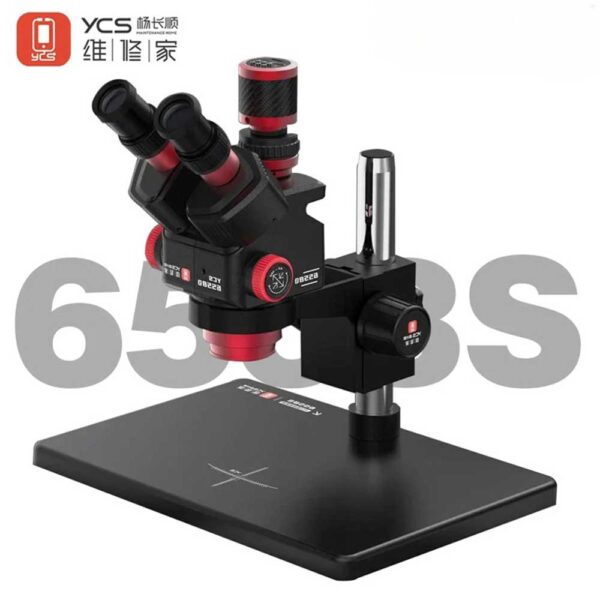 YCS 6558S Ultra HD Trinocular Microscope with Large Base