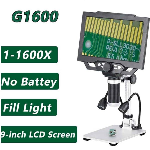 1600x 9inch Portable LCD Digital Microscope