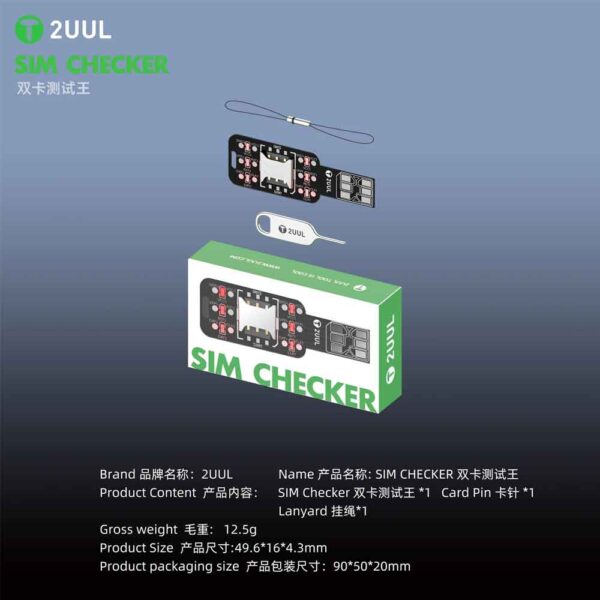 2uul Sm01 Dual Sim Checker Test Board