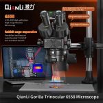 Qianli 6558 6.5X-58X Zoom Gorilla Trinocular Microscope