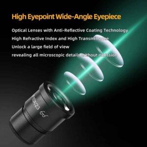 YCS 7060X 7-60X Synchronous Zoom Trinocular Stereo Microscope with Big Aluminum Alloy Base
