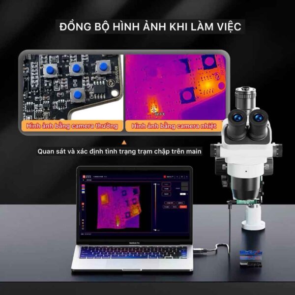 YCS TNZ Microscope Infrared Thermal Imaging Camera for Motherboard Rapid Detected