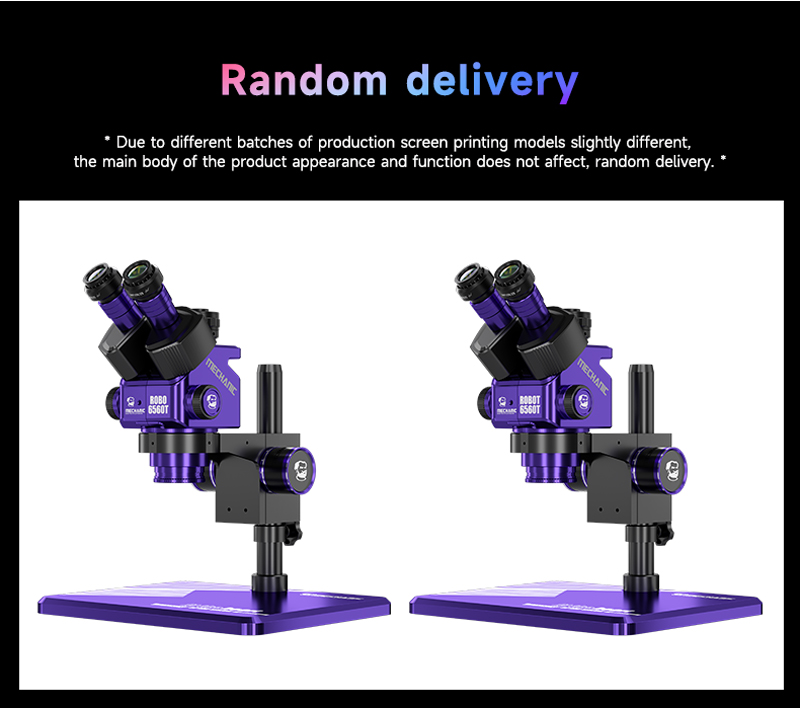 Mechanic Robot 6560T-B11 Trinocular Stereo Microscope